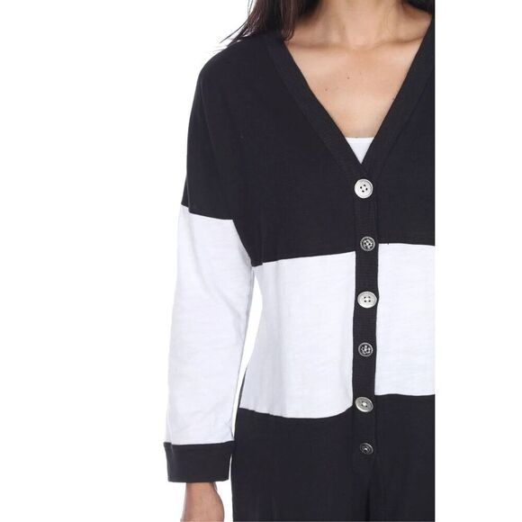 Neon Buddha Lightweight ‘Share Your Story’ Colorblock Cardigan Size Small - Picture 11 of 11